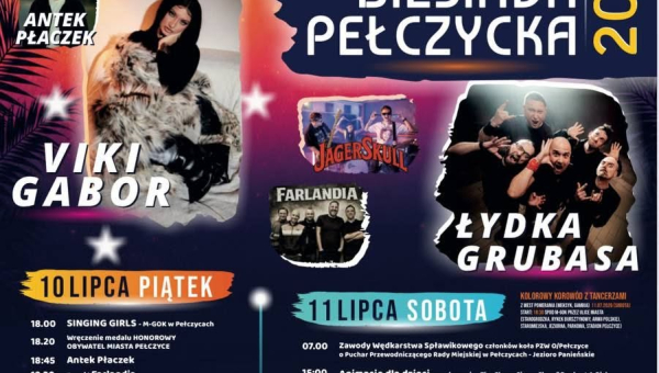 Letnia Biesiada Pełczycka 2026 już w ten weekend. Gwiazdy polskiej muzyki wystąpią w Pełczycach