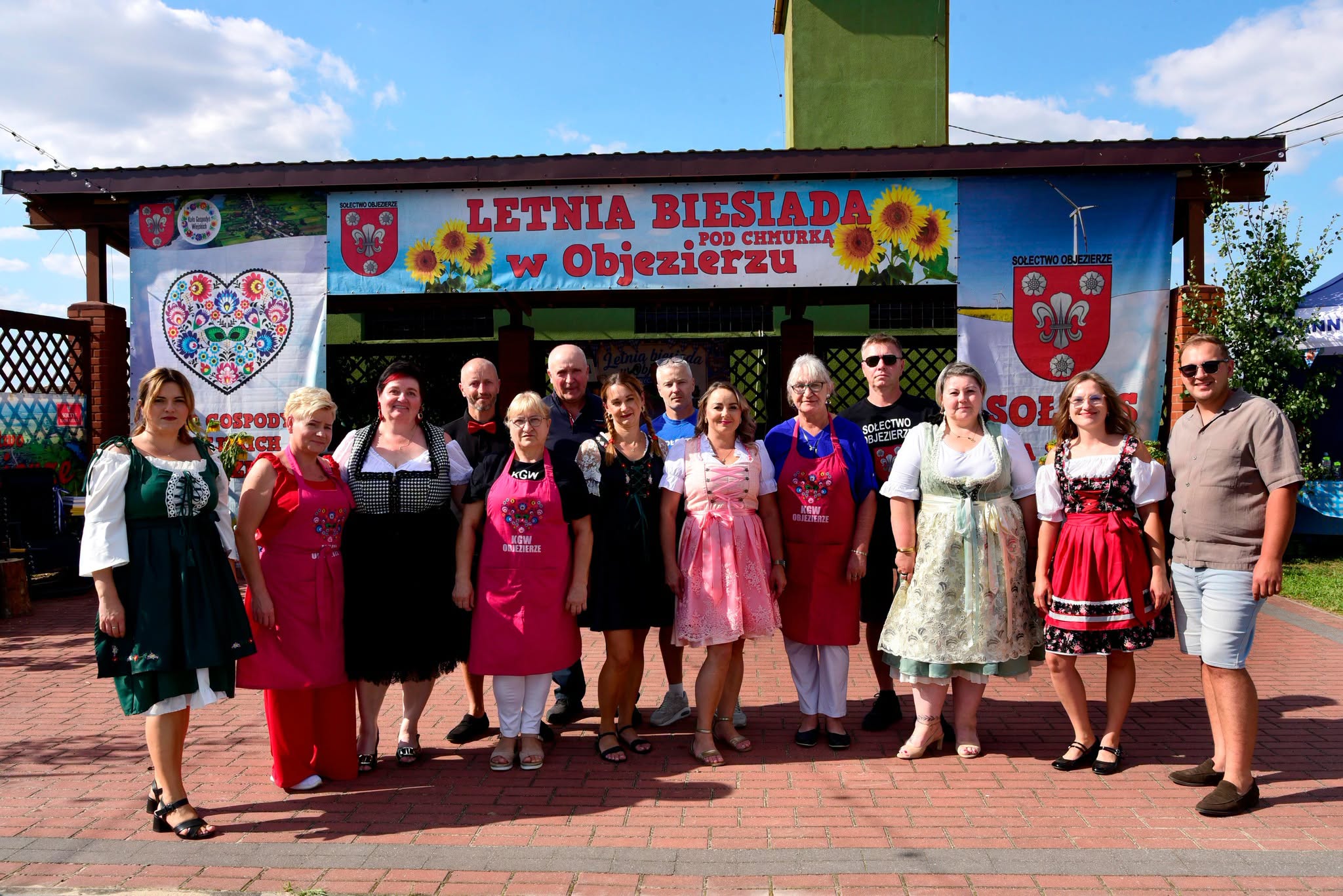 Letnia Biesiada w Objezierzu. Mieszkańcy bawili się w stylu Oktoberfest