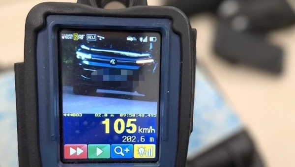 Przekroczenie prędkości o 53 km/h – policjanci grupy SPEED prowadzą kontrole w powiecie