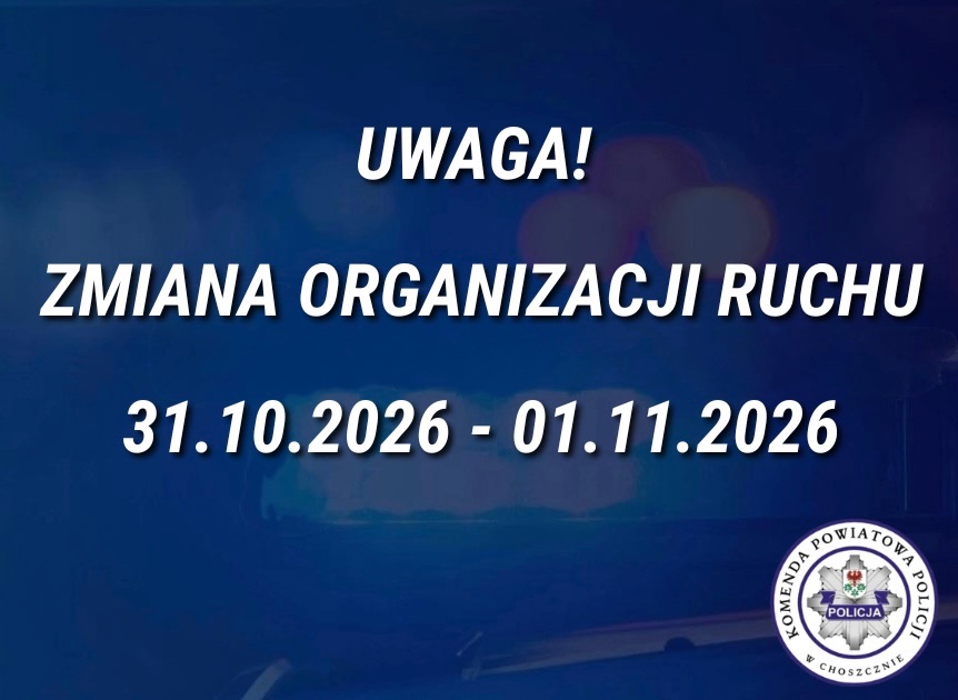 Uwaga kierowcy! Czasowe zmiany w ruchu przy cmentarzu w Choszcznie